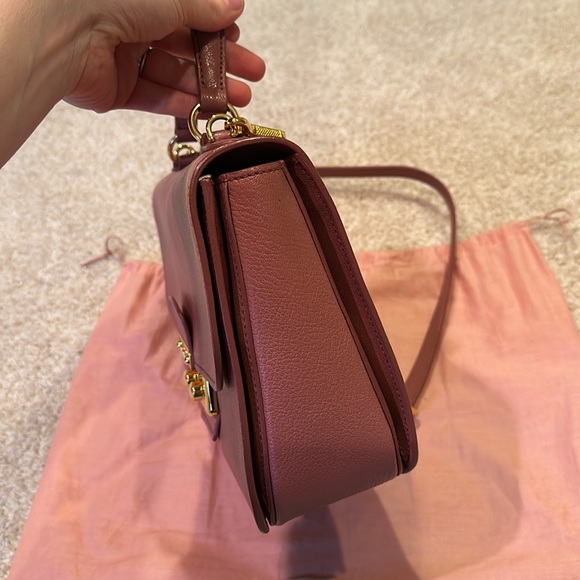 Miu Miu Madras Antico mauve pink crossbody bag - Picture 7 of 11